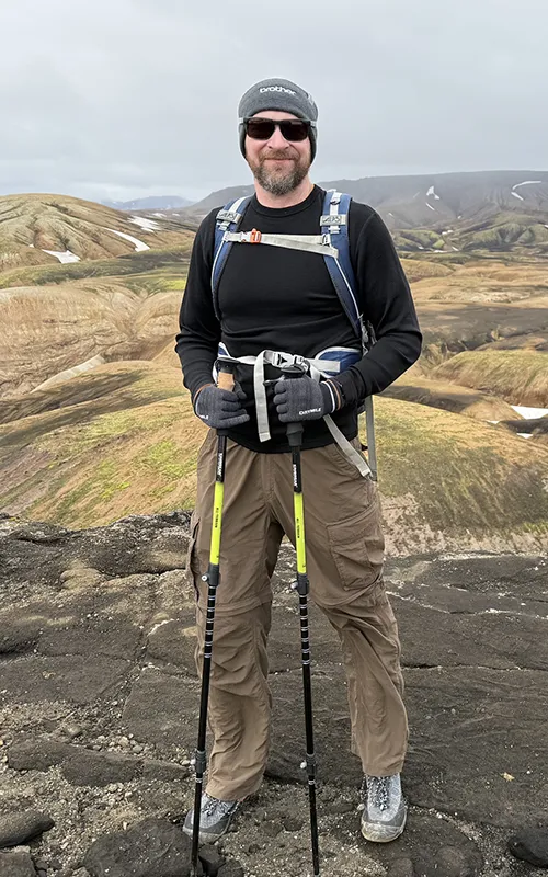 Austin in Iceland