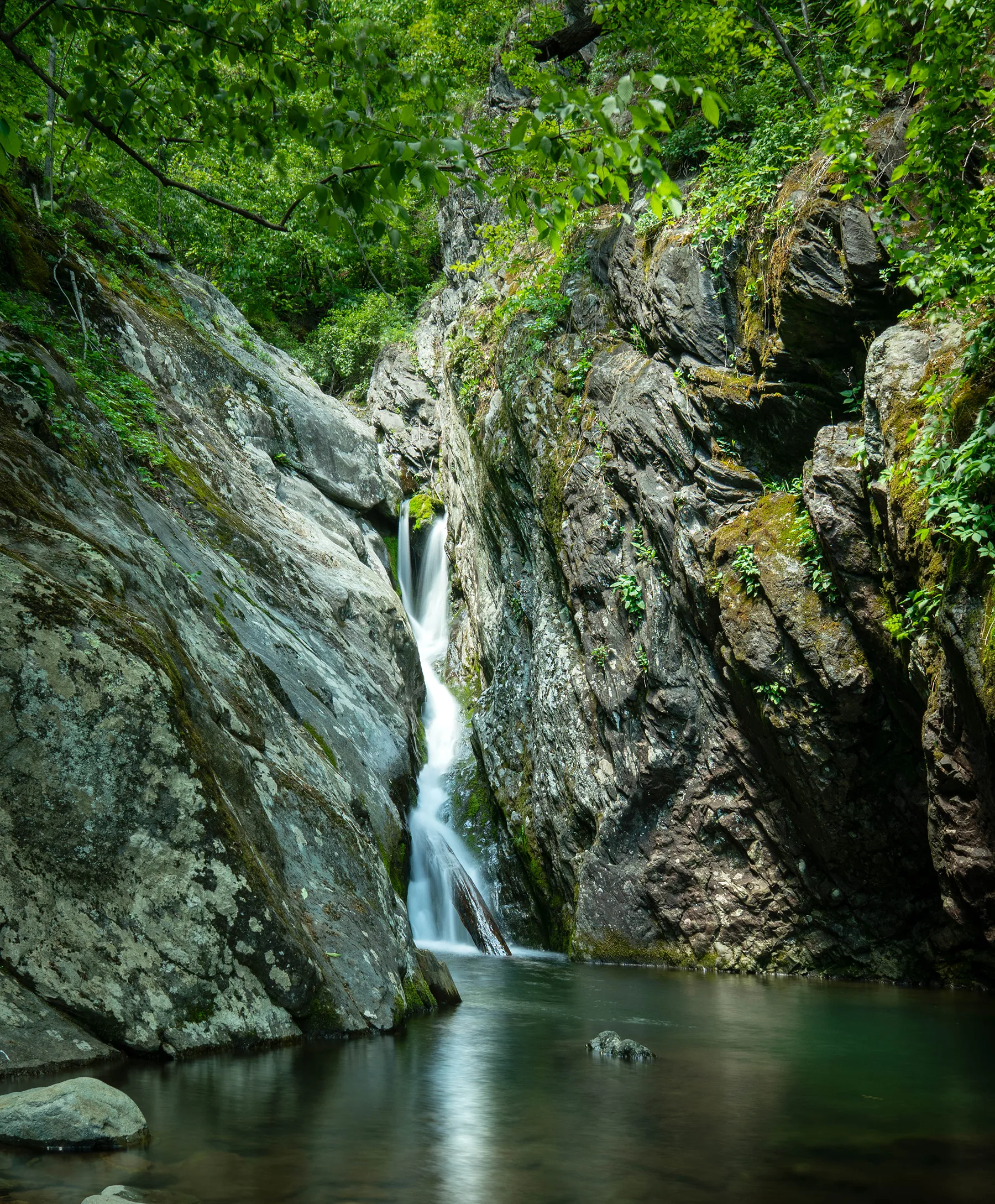 Cedar Run Falls in Shenandoah National Park